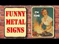 Funny Metal Signs Heart Made Of Stone
