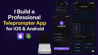 I Build a Professional Teleprompter App with React Native - iOS Android