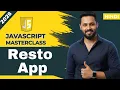 Javascript tutorial in Hindi Build Food App with Local Storage Add Delete Data Step-by-Step