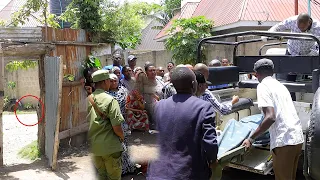 tukio la ajabu chege aliyegoma kutoka nje ya geti mwaka mzima ajinyonga polisi wauchukua mwili