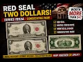 1953 Red Seal 2 Bills History Value Consecutive Pair Would You Keep Them Together