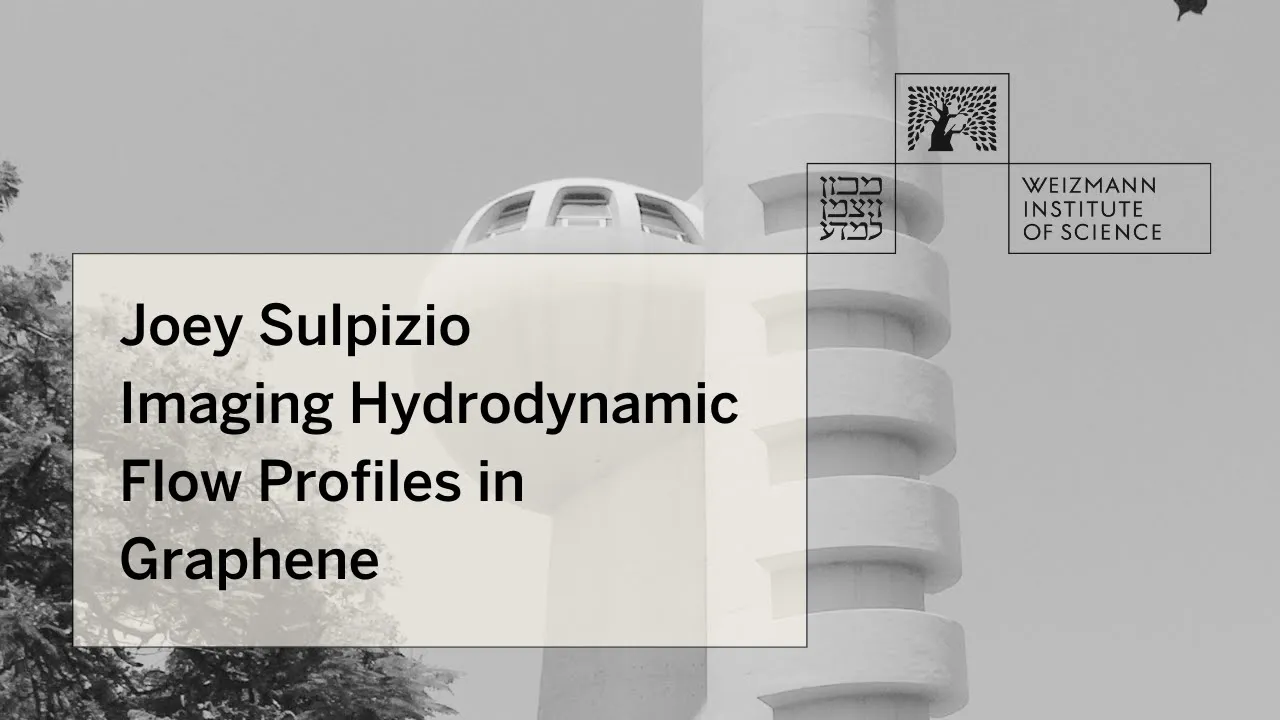 Joey Sulpizio | Imaging Hydrodynamic Flow Profiles in Graphene