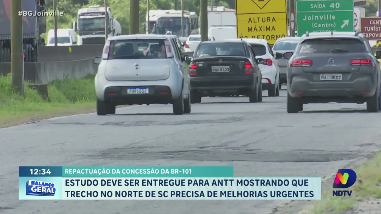 Infraestrutura viária: estudo evidencia urgência de investimentos na BR-101 em SC