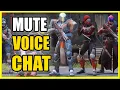 How to MUTE FIRETEAM or TURN OFF Voice Chat in DESTINY 2