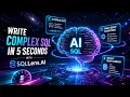 Write Complex SQL in 5 seconds