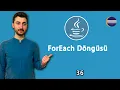 36 Java Dersleri Foreach Dongusu Kullanimi ECLIPSE JAVA DONGULER LOOPS