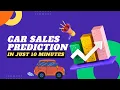 Car Sales Prediction with Linear Ridge Lasso Regression Machine Learning Project Tutorial