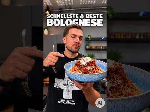Die schnellste & beste Bolognese 🍝🤤