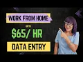 Work From Home Data Entry Jobs Remote Hiring No Degree No Phones