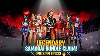 I Got Legendary Samurai Bundle In 1 Spin! π€ | Samurai Ring All Bundle Claim π€―
