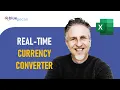 Real-Time Currency Converter in Excel Multiple Currencies Web Query Currency Data Type Methods
