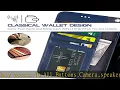 Arae Compatible with iPhone 12 Pro Max Case Wallet Flip Cover with Card Holder and Wrist Strap - Bl