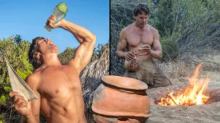 Primitive Survival: Emergency Water from Agave, Dakota Fire Hole Pottery and Sealing with Agave