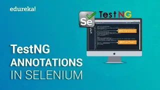 TestNG Annotations in Selenium Selenium Tutorial For Beginners Selenium Training Edureka