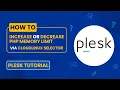 How to Increase or Decrease PHP Memory Limit via CloudLinux Selector in Plesk - Step-by-Step Guide
