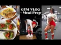 PRODUCTIVE VLOG Glute Workout Meal Prep