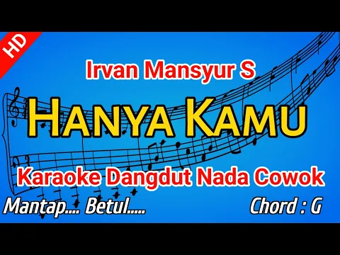 Download MP3 HANYA KAMU KARAOKE - IRVAN MANSYUR S