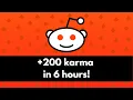 My TRICK to Earn Karma on Reddit Methods to Get Karma on Reddit in an EASY and SIMPLE way 2023