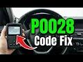 How To Fix P0028 Code Intake Valve Solenoid - How To Repair Bank 2 Circuit Issue