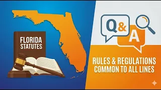 Florida Statutes Rules Regulations All Lines 2026 Common Exam Q A