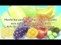 Kimitachi kiwi papaya mango dane - Meiko Nakahara [ VietSub Lyrics ]