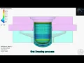 Cold forming Die design of Ammo Cartridge Casing Deep Drawing Simulation FEA based close-up