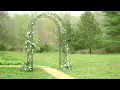 Montebello Scrollwork Metal Garden Arbor