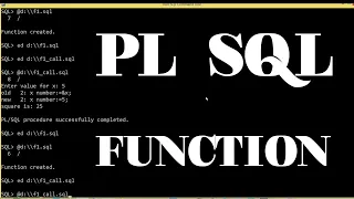 FUNCTIONS IN PL SQL WITH EXAMPLES User Defined Exceptions in Function Examples in