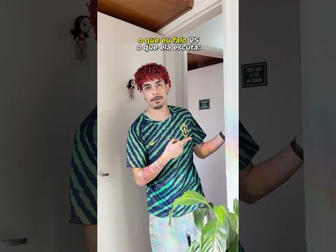 o que eu falo VS o que minha mãe escuta