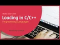 How to make Loading in Programming Language Techno Center