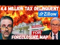 ZILLOW Home Prices FALL in 96 of Cities FORECLOSURE MAP