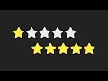 How To Create A Simple Star Rating Using HTML CSS Star Rating Widget