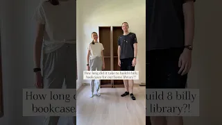 IKEA Billy Bookcases Hack To Create A Home Library Library Ikeahack Ikea 