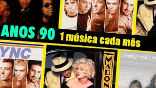 ANOS 90 | UMA MÚSICA DE CADA MÊS - Parte 2