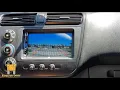2001-2005 Honda Civic Dual DMCPA70BT Multimedia Receiver XCAM100 Backup Camera Install