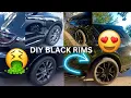 DIY Gloss Black RIMS on New Dodge Rt Durango Quick Easy