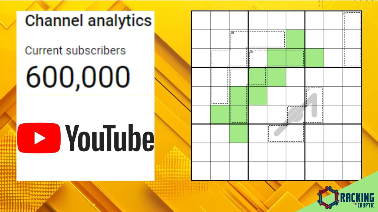 A "600,000 Subscriber Special" Sudoku