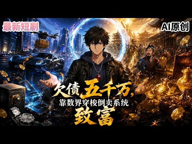 欠债五千万,靠数界穿梭倒卖系统致富