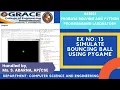 GRACE COE-CSE-GE8161-PSPP Lab-Ex13 - Simulate Bouncing Ball using Pygame