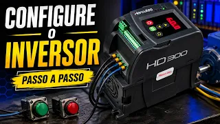 Como configurar INVERSOR DE FREQUÊNCIA: Passo a passo na PRÁTICA!