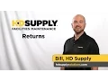 Returns - Supply Facilities Maintenance