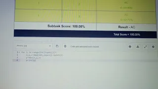 Discus Throw March long 2022 python code
