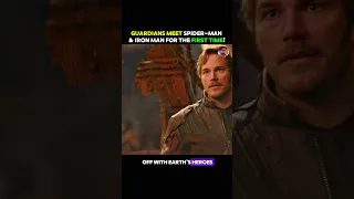 Guardians Meet Spider Man Iron Man For The FIRST TIME MCU Chaos Spiderman Tonystark Edit  Guardians Meet Spider Man Iron Man For The FIRST TIME MCU Chaos Spiderman Tonystark Edit