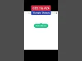 CSS Tip 24 - Triangle Shapes