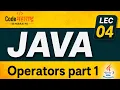 Java Operators in Marathi Arithmetic Assignment Compound Operator Core Java Lecture 4