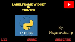 T - 23 LabelFrame widget in Tkinter
