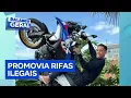 Lagu Influenciador com milhões de seguidores é preso por promover rolezinhos de moto e rifas ilegais