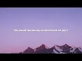 Sufjan Stevens - Fourth Of July (Lyrics)