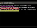 Simple Bash command for output text color and formatting