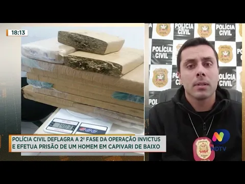 Polícia Civil deflagra a segunda fase da Operação Invictus e efetua prisão